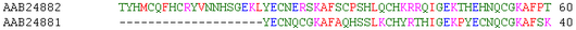 http://en.wikipedia.org/wiki/File:Zinc-finger-seq-alignment2.png Gap